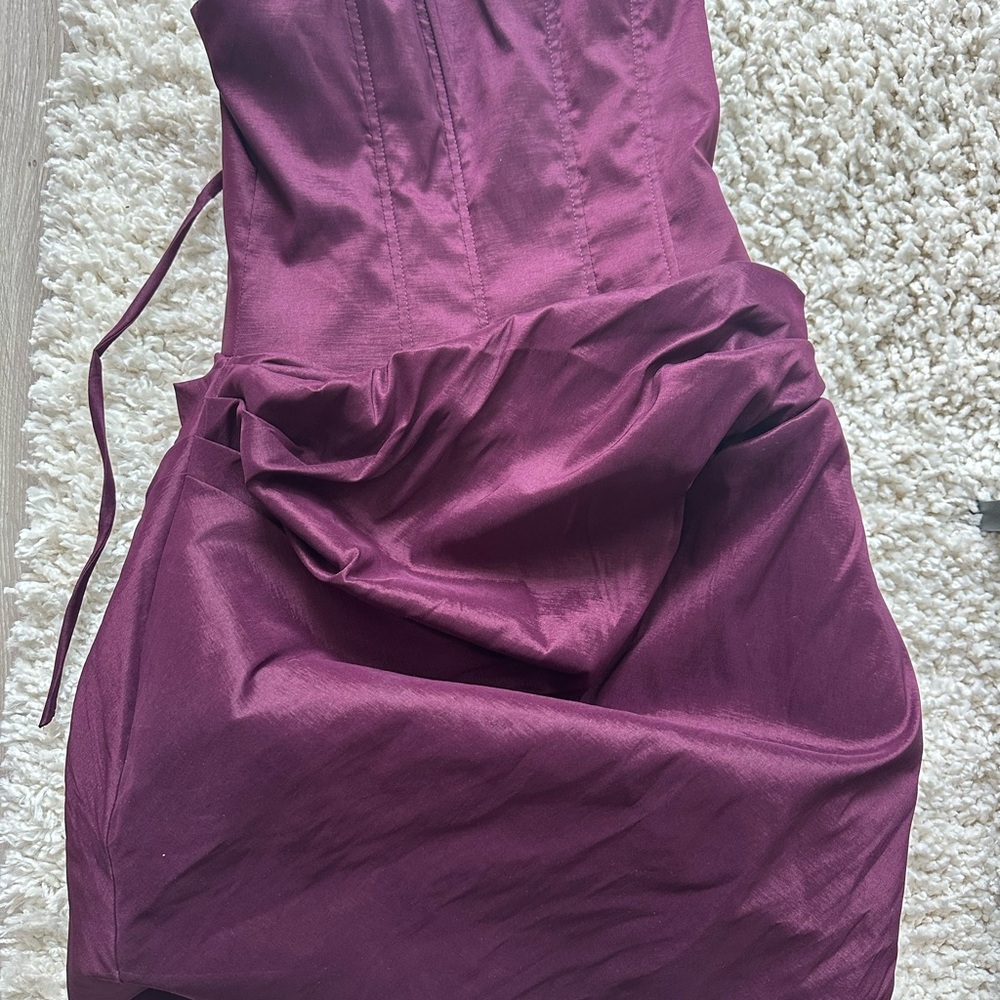 Meshki Deep Purple Mini Dress